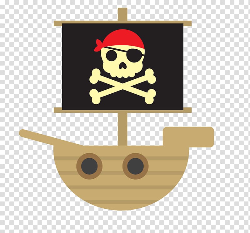 Piracy Icon, Sea Pirate Ship transparent background PNG clipart