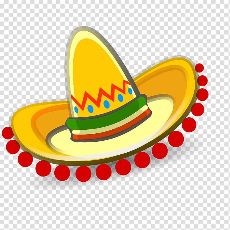 yellow, green, red, orange, and blue sombrero hat illustration, Sombrero Hat Free content , Fiesta Garland transparent background PNG clipart