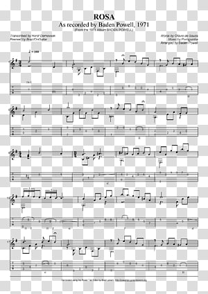 Sheet Music Rosa Cifra Club Chord names and symbols, sheet music transparent background PNG clipart thumbnail