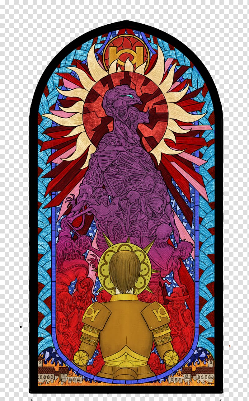 Path of Exile Stained glass Diablo Art Game, poster cosmetic transparent background PNG clipart