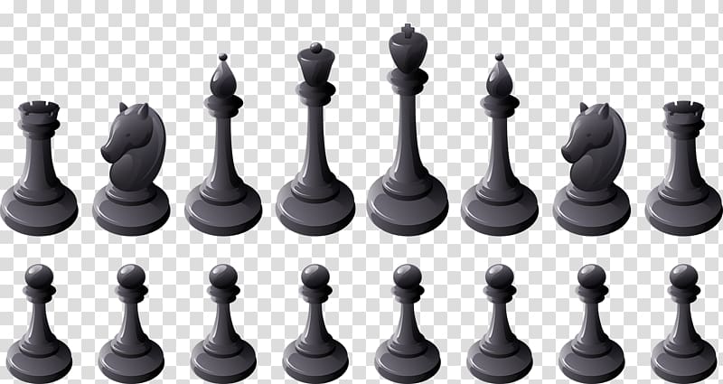 Chess piece Chessboard White and Black in chess Knight, International chess transparent background PNG clipart