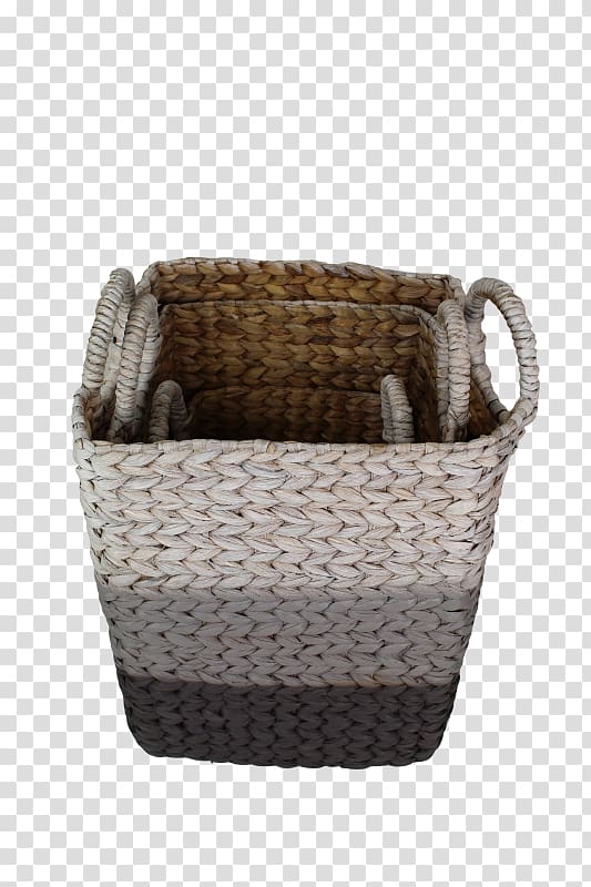 Common water hyacinth Basket Rattan White Wicker, Jg transparent background PNG clipart