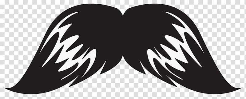 black mustache , Black and white Logo Font, Regent Movember Stache transparent background PNG clipart
