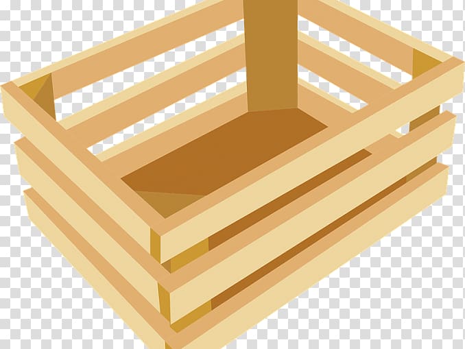 Crate Box Pallet Packaging and labeling Wood, box transparent background PNG clipart