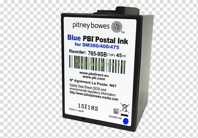 Pitney Bowes Franking Machines Ink cartridge Mail, Business transparent background PNG clipart