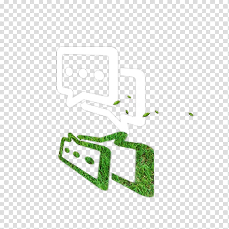 Green modern web decoration transparent background PNG clipart