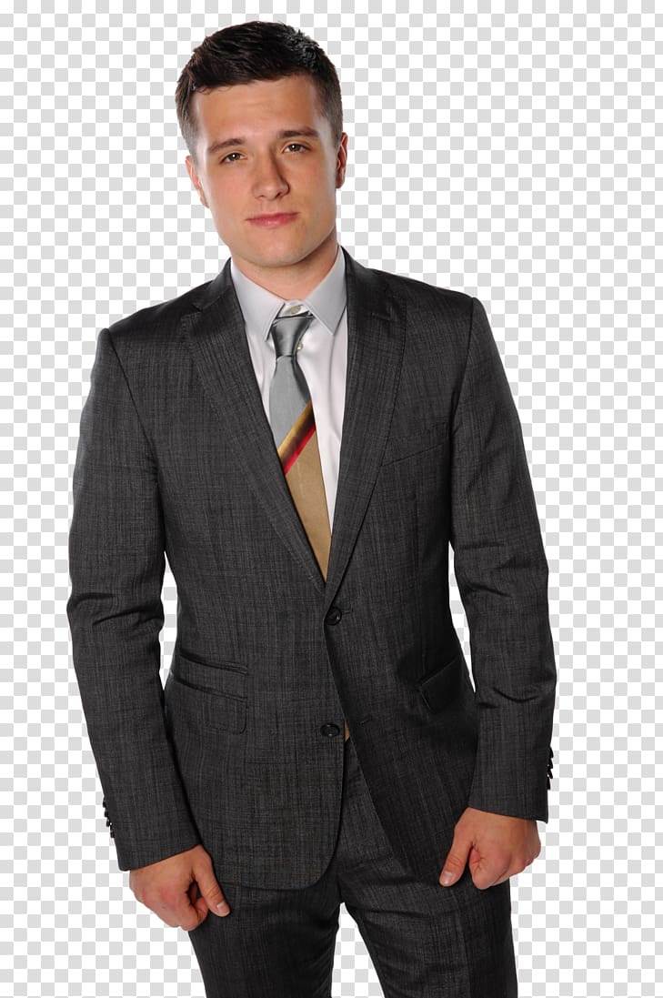 Josh Hutcherson Actor Film, suit transparent background PNG clipart