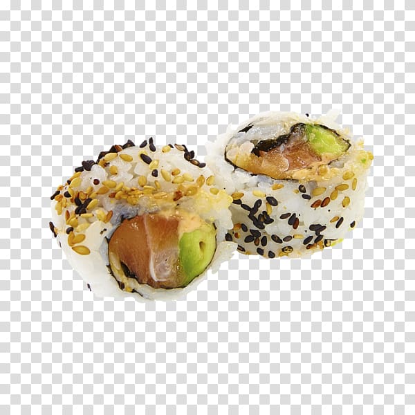 California roll Sushiwan Sake Rice, California Roll transparent background PNG clipart