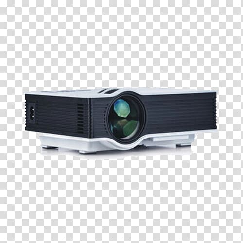 Video projector LCD projector HDMI Handheld projector, Home projector transparent background PNG clipart