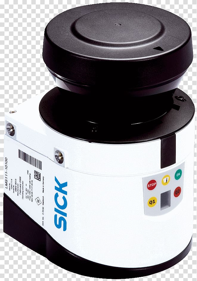 Sick AG Laser scanning Lidar Sensor SICK PTY LTD, robot transparent background PNG clipart