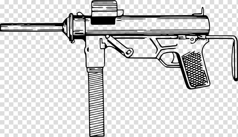 Thompson submachine gun Firearm , machine gun transparent background PNG clipart