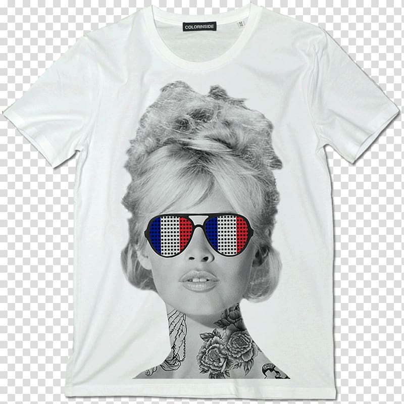 T-shirt Brigitte Bardot: My Life in Fashion Sunglasses Sleeve, T-shirt transparent background PNG clipart