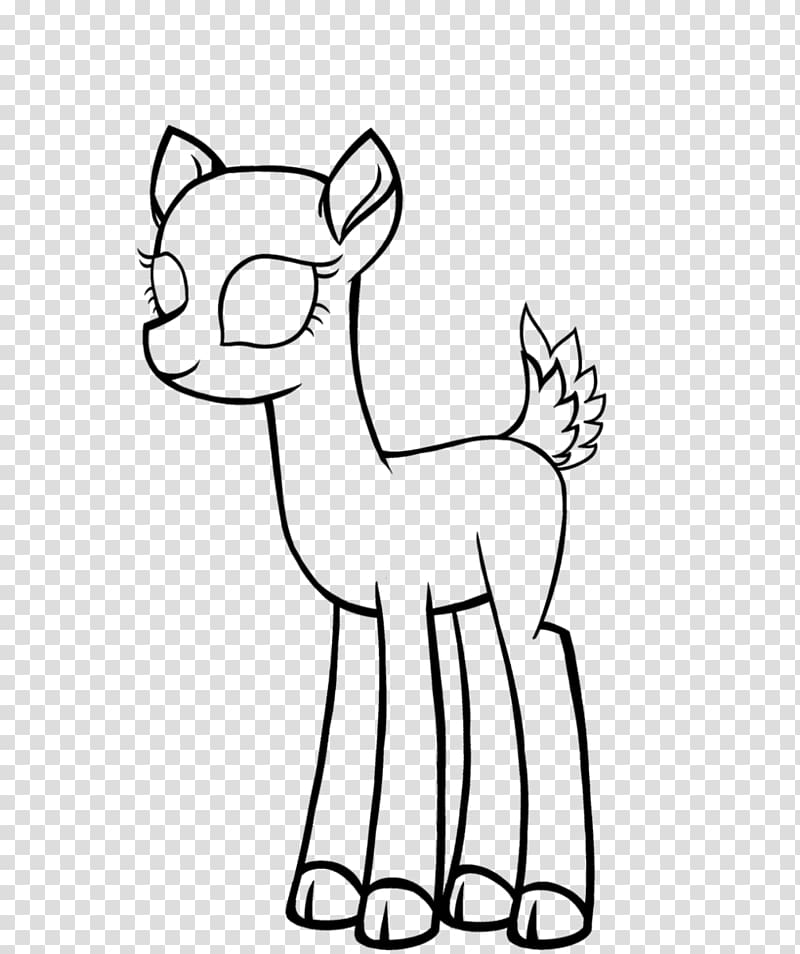 Pony Drawing , large deer head transparent background PNG clipart