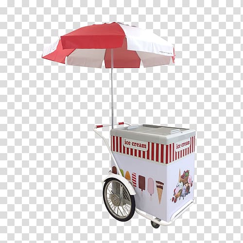 Ice cream cart Food cart Hot dog, ice cream transparent background PNG clipart