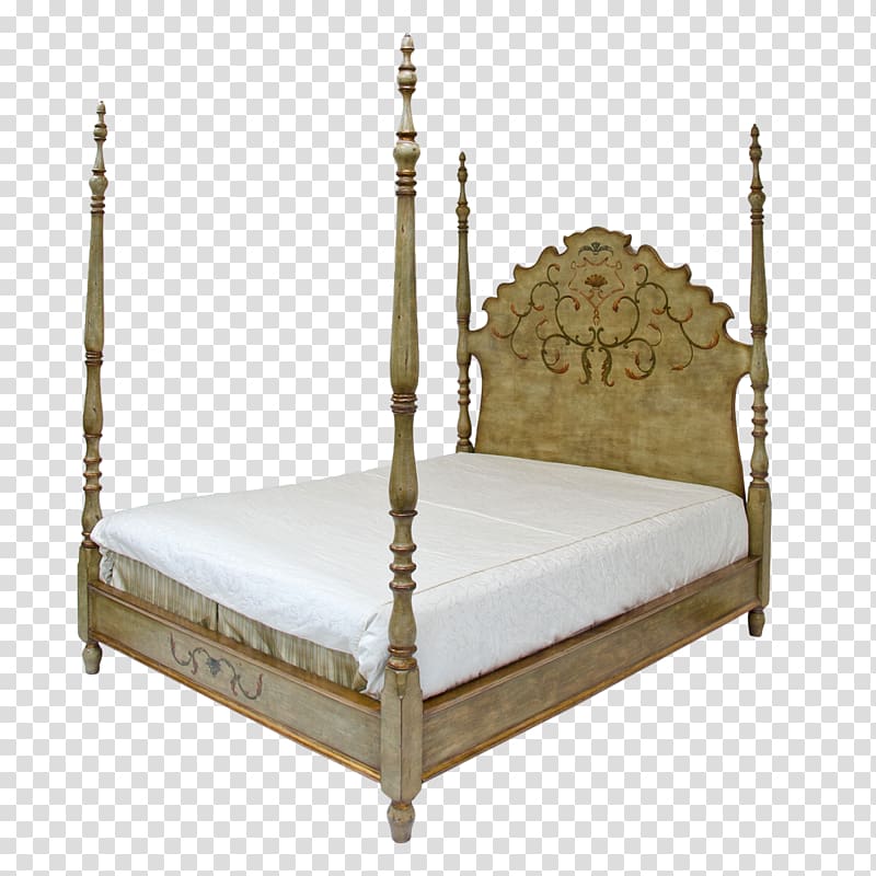 Four-poster bed Bed base Bed frame Furniture, bed transparent background PNG clipart