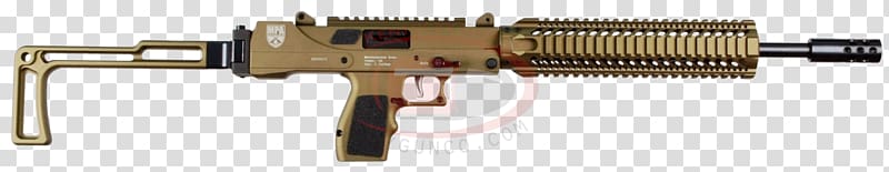 Gun barrel Carbine Semi-automatic firearm Rifle, weapon transparent background PNG clipart