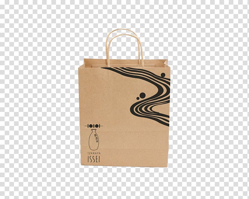 Paper bag Handbag Kraft paper, bag transparent background PNG clipart