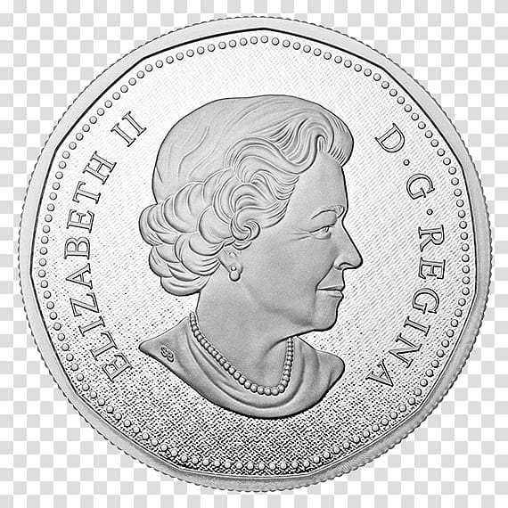 Dollar coin Silver coin Royal Canadian Mint, Coin transparent background PNG clipart