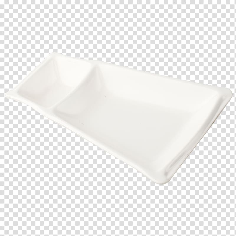 Product design Tableware Rectangle, plain white plate transparent background PNG clipart