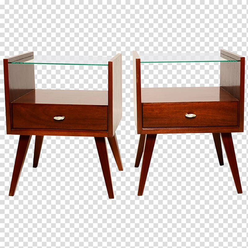 Bedside Tables Chest of drawers Furniture, mahogany chair transparent background PNG clipart