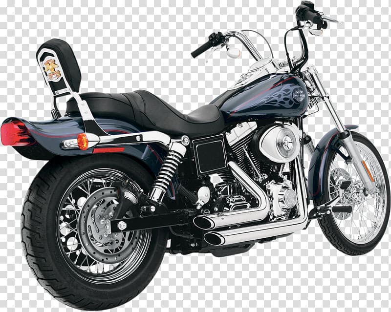 Exhaust system Harley-Davidson Super Glide Motorcycle Harley-Davidson Sportster, motorcycle transparent background PNG clipart