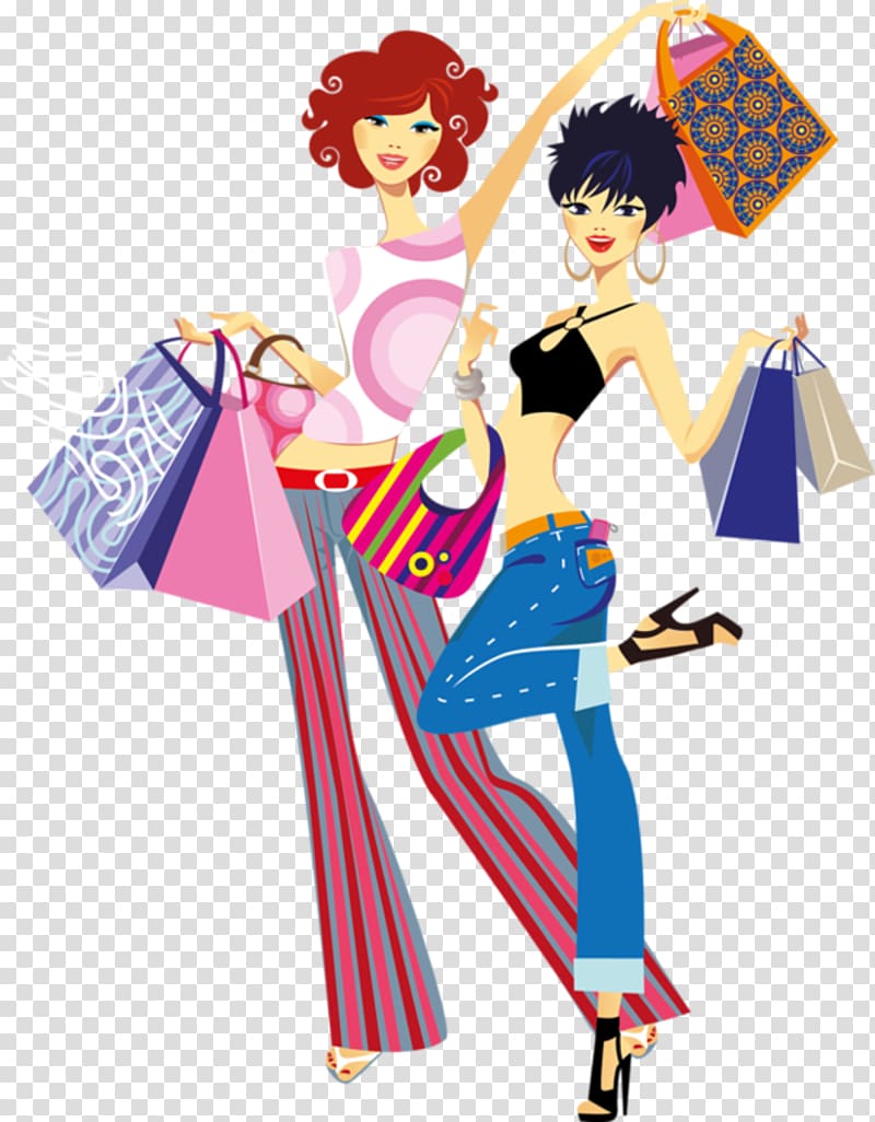 Chanel Shopping Cartoon, fashion transparent background PNG clipart