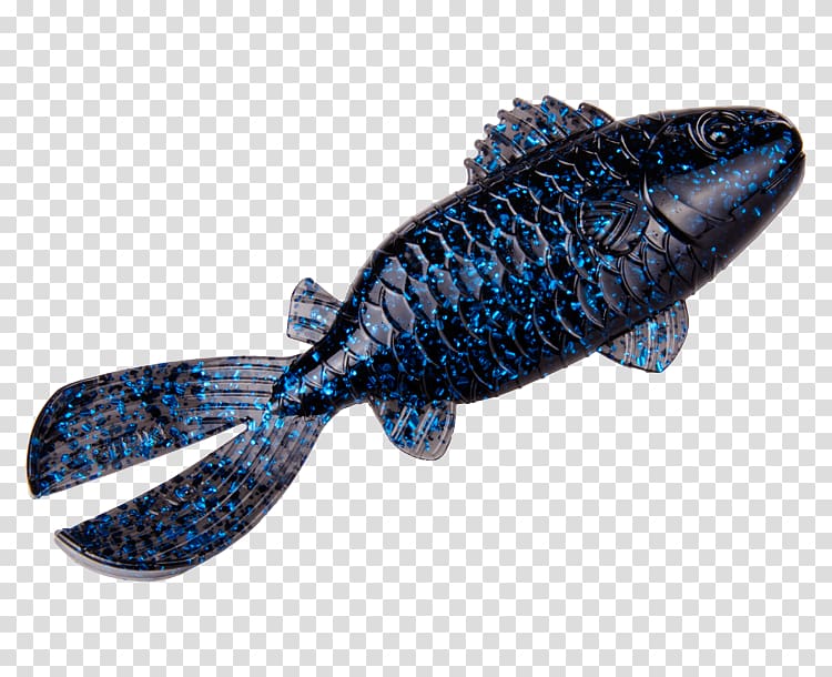 Cobalt blue Fish, Shrimp Baiting transparent background PNG clipart