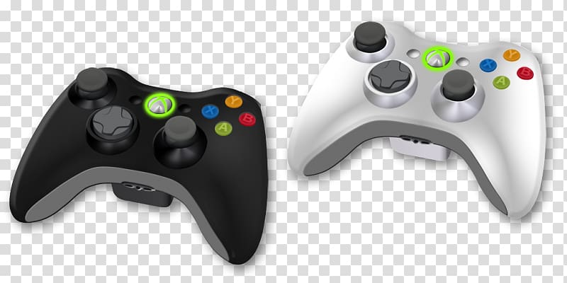 Black Xbox 360 controller Xbox One controller Game controller, Rocket Control transparent background PNG clipart