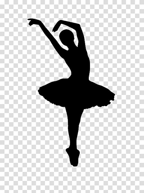 Ballet Dancer Silhouette Ballet shoe, Silhouette transparent background PNG clipart