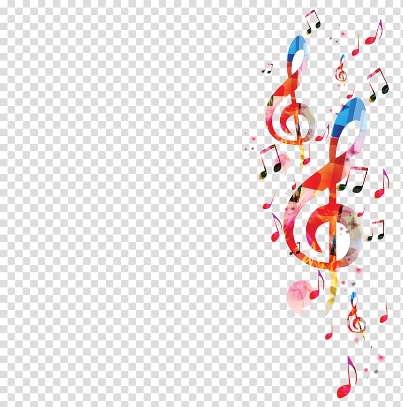 Musical note Background music , Background notes, g-clef painting transparent background PNG clipart