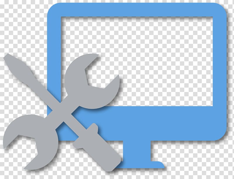Technical support and repair, seamless blue background. Stock