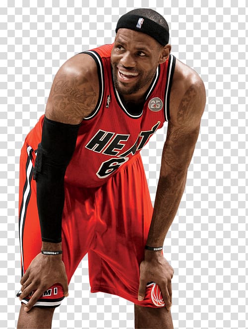 LeBron James Jersey Miami Heat Cleveland Cavaliers NBA, lebron james,  tshirt, arm, sports png