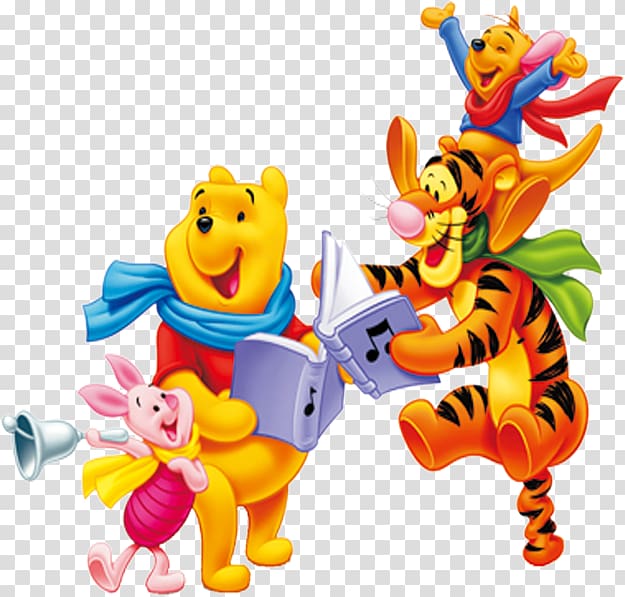 Winnie-the-Pooh Piglet Tigger Rabbit Roo, winnie the pooh transparent background PNG clipart