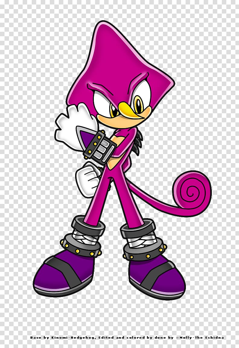 Espio the Chameleon Chameleons Sonic & Knuckles Shadow the Hedgehog Knuckles the Echidna, espio the chameleon transparent background PNG clipart