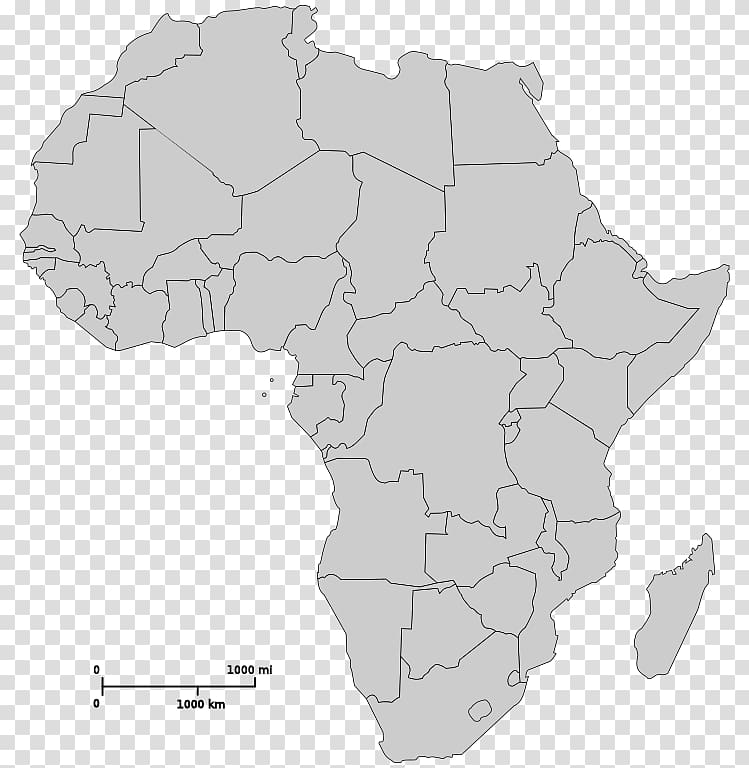 Mali Sahara Blank map Mapa polityczna, Africa transparent background PNG clipart