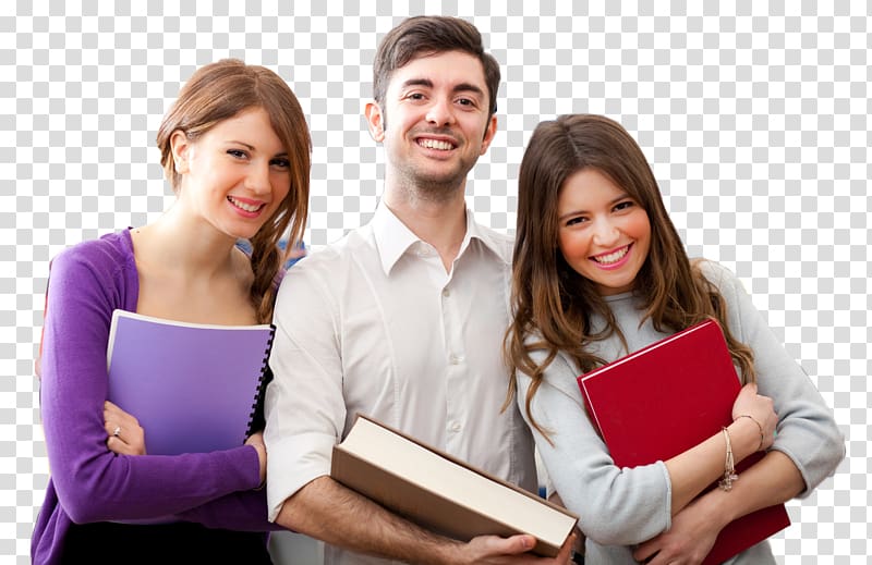 smiling man between two women , English Poster Cambridge Advanced Learner\'s Dictionary Speech Class, Students transparent background PNG clipart