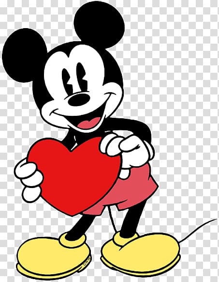 Mickey Mouse Minnie Mouse The Walt Disney Company, mickey minnie love transparent background PNG clipart