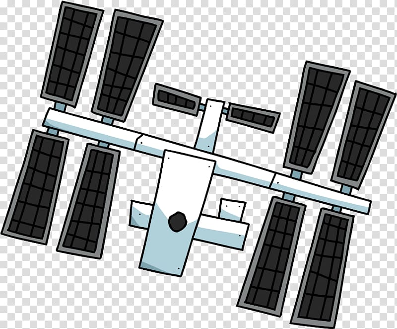 International Space Station Satellite Scribblenauts, Space transparent background PNG clipart