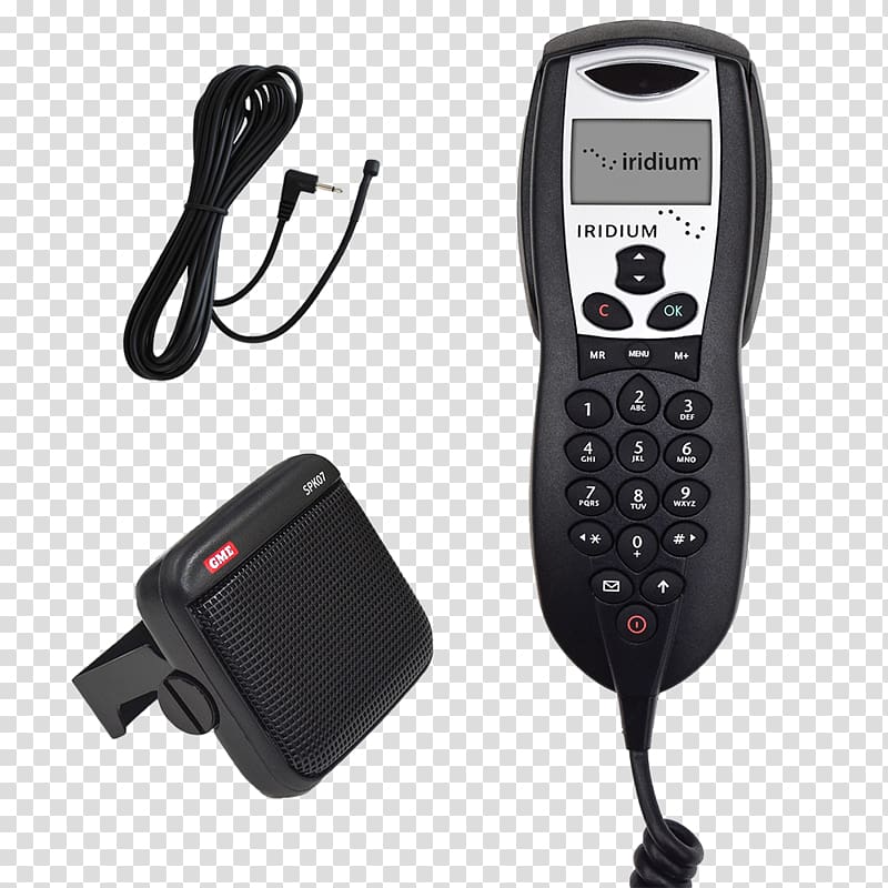 Telephone Iridium Communications Satellite Phones Dock, handheld handset transparent background PNG clipart
