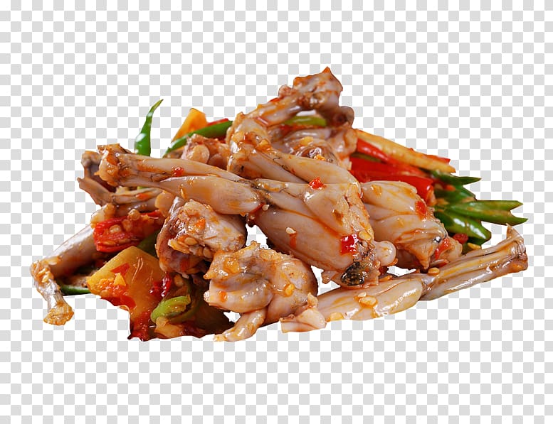 Twice cooked pork Korean cuisine, Ginger pot ginger frogs transparent background PNG clipart