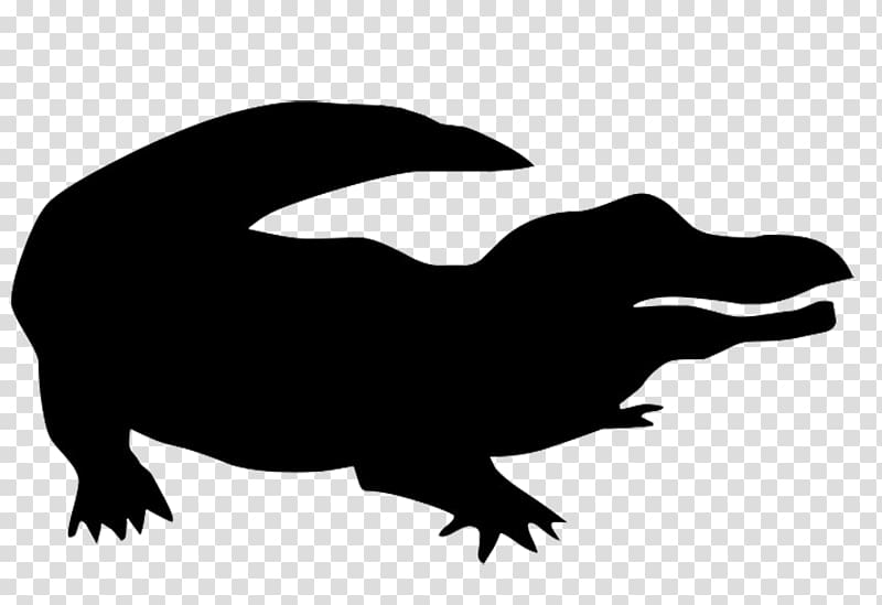 Crocodile American alligator Silhouette , Dog Sillouette transparent background PNG clipart