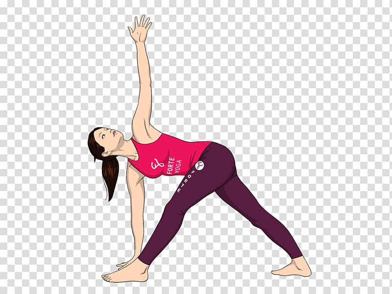 Trikonasana Yoga Physical exercise Ardha Chandrasana, Yoga transparent background PNG clipart
