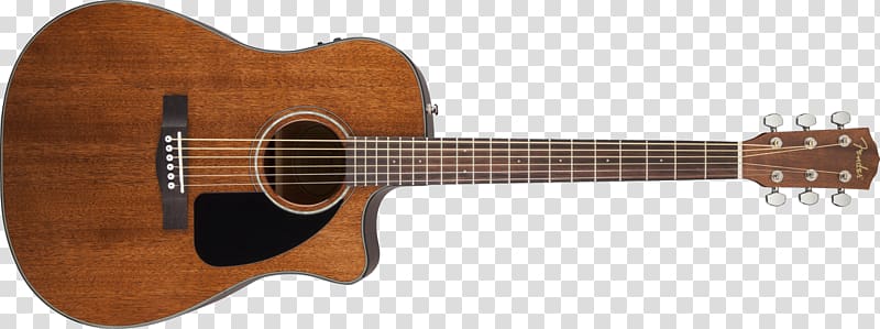 Acoustic guitar Fender Musical Instruments Corporation Dreadnought Acoustic-electric guitar, Acoustic Guitar transparent background PNG clipart