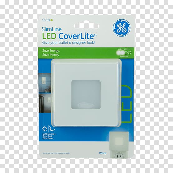 GE Mini Slimline Coverlite Night Light Building Materials Household hardware Electricity Electric light, Bright Light Bulb USB transparent background PNG clipart