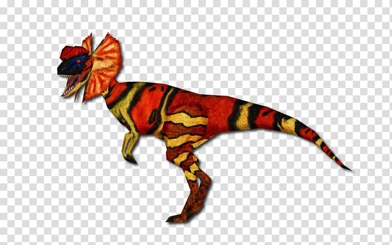 Velociraptor Dilophosaurus Bambiraptor Tyrannosaurus Animal, dilophosaurus transparent background PNG clipart