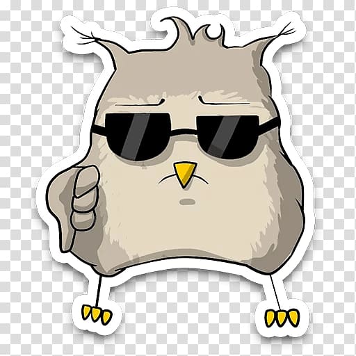Sticker Owl Snout, baby groot sticker transparent background PNG clipart