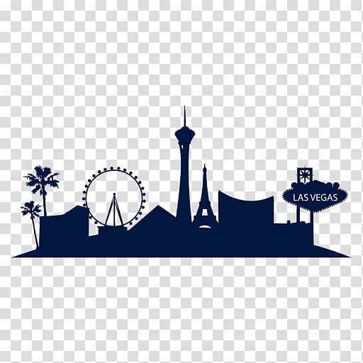 Las Vegas illustration, Las Vegas Skyline, city landscape transparent background PNG clipart