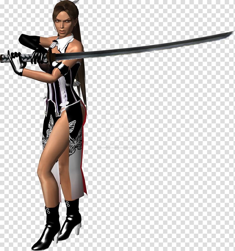 Weapon Action & Toy Figures Sword Joint Costume, Lara croft transparent background PNG clipart