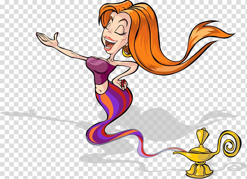 Genie Aladdin Princess Jasmine Jinn , genie transparent background PNG clipart