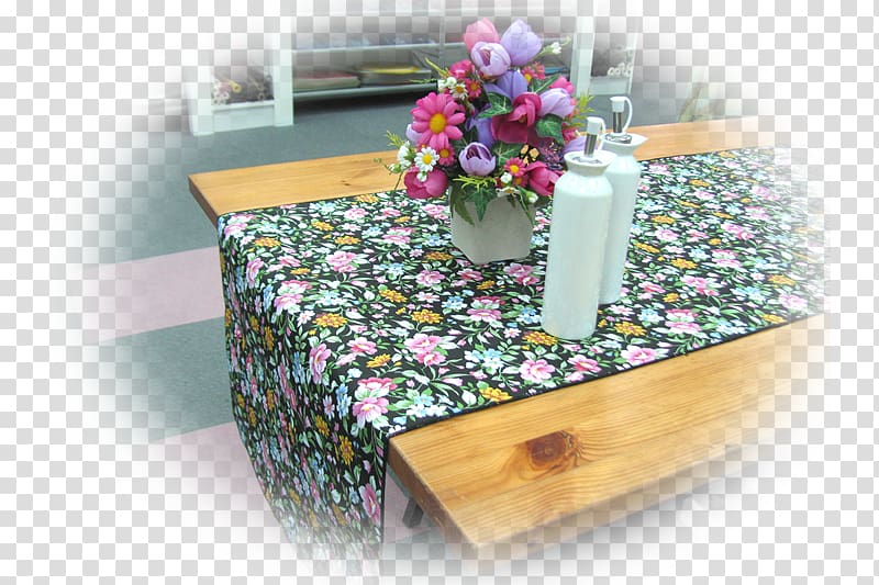 Floral design plastic, table runner transparent background PNG clipart